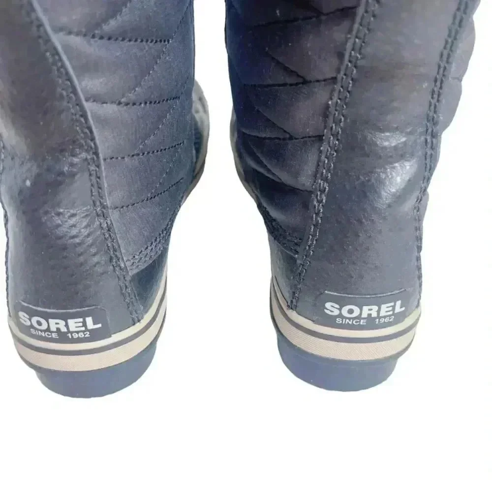 NWOT Sorel Tofino II Waterproof Boot Black Canvas & Leather Size 8